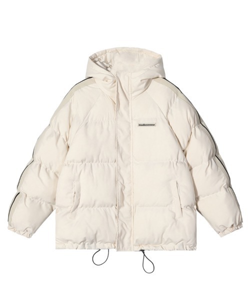 Ressaca（レサーカ）の「ワンポイントロゴ フード付きトラックフェイクダウンジャケット（ダウンジャケット/コート・レディース・オフホワイト/ブラック/ピンク/ブルー/ブラウン・XL/M/S/L）」の15枚目の写真