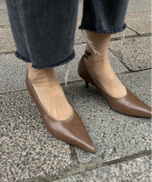 Ameri（アメリ）の「BASIC INSIDE PUMPS（パンプス・レディース・ライム/ブラウン/ブラック/セージグリーン・SMALL/MEDIUM/LARGE）」の18枚目の写真