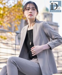 ノーカラージャケット（グレー/灰色系）ファッション通販 - ZOZOTOWN