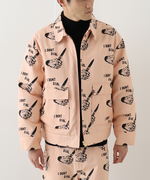 BOTT（ボット）の「【BoTT / ボット】Dial Work Jacket（カバーオール・メンズ・ブラック/ピンク・LARGE/X-LARGE）」の4枚目の写真