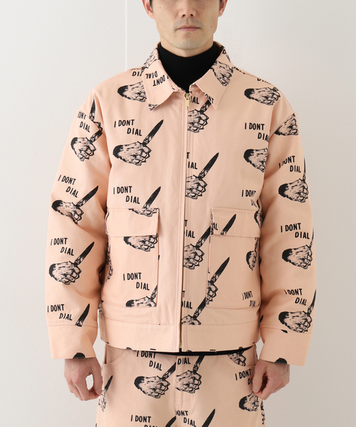 BOTT（ボット）の「【BoTT / ボット】Dial Work Jacket（カバーオール・メンズ・ブラック/ピンク・LARGE/X-LARGE）」の5枚目の写真