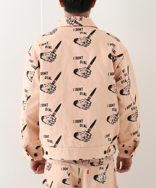 BOTT（ボット）の「【BoTT / ボット】Dial Work Jacket（カバーオール・メンズ・ブラック/ピンク・LARGE/X-LARGE）」の7枚目の写真