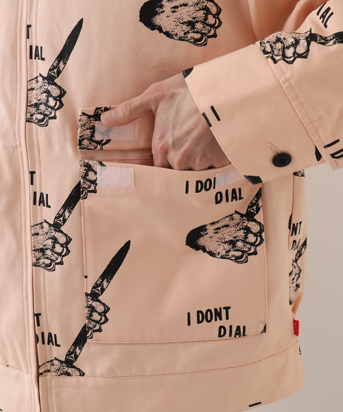 BOTT（ボット）の「【BoTT / ボット】Dial Work Jacket（カバーオール・メンズ・ブラック/ピンク・LARGE/X-LARGE）」の12枚目の写真