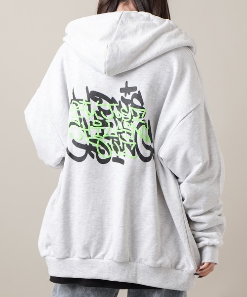 【人気デザイン】シュプリーム☆両面ビッグプリントロゴ パーカー　ネイビー 人気デザイン】シュプリーム☆両面ビッグプリントロゴ パーカーネイビー