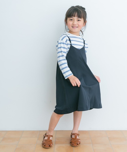 URBAN RESEARCH DOORS（アーバンリサーチドアーズ）の「『親子リンク』ボーダーワイドプルオーバー(KIDS)（Tシャツ/カットソー・キッズ・ネイビー/ピンク/ブルー・120/105/150/135）」の22枚目の写真