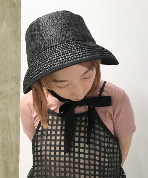 Casselini（キャセリーニ）の「Casselini(キャセリーニ)ボンネットハット（ハット・レディース・グリーン/ナチュラル/ブラック・FREE）」の20枚目の写真