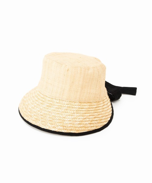 Casselini（キャセリーニ）の「Casselini(キャセリーニ)ボンネットハット（ハット・レディース・グリーン/ナチュラル/ブラック・FREE）」の7枚目の写真