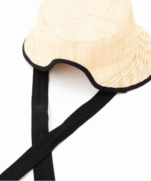 Casselini（キャセリーニ）の「Casselini(キャセリーニ)ボンネットハット（ハット・レディース・グリーン/ナチュラル/ブラック・FREE）」の8枚目の写真