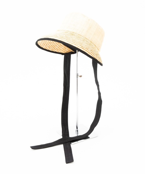 Casselini（キャセリーニ）の「Casselini(キャセリーニ)ボンネットハット（ハット・レディース・グリーン/ナチュラル/ブラック・FREE）」の6枚目の写真