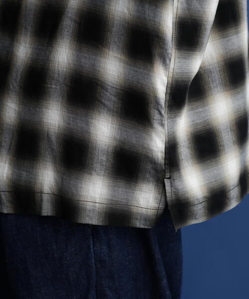 schott(ショット)の「Schott/ショット/OMBRE PLAID LS SHIRT/オンブレ LS チェックシャツ(シャツ/ブラウス・メンズ・ブラック/ブルー/イエロー・M/L/XL/2XL)」の20枚目の写真