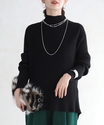新定番着痩せファッションニット　RIBslimリブスリム
