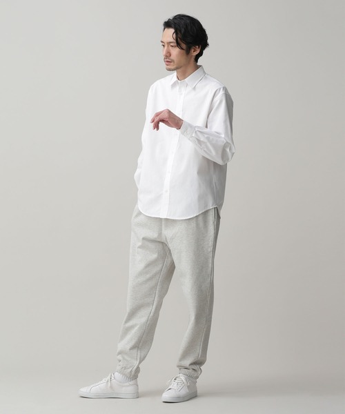 NANO universe（ナノユニバース）の「LB.03/「ATHLETIC」ヘビーウェイトスウェットパンツ（スウェットパンツ・メンズ・ブラック/ライトグレー・S/M/L）」の5枚目の写真