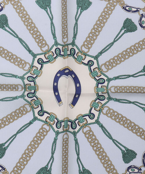 NOLLEY’S（ノーリーズ）の「シルクプリントスカーフ53（ラッキーバテイ）（バンダナ/スカーフ・レディース・ブルー系その他3・FREE）」の6枚目の写真