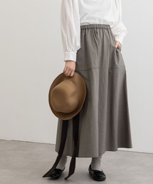 ロングフレアスカート