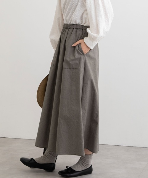 POU DOU DOU（プードゥドゥ）の「ロングフレアスカート（スカート・レディース・ブラック/ブラック系その他/スミクロ・3）」の5枚目の写真