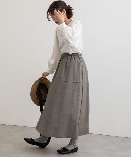 POU DOU DOU（プードゥドゥ）の「ロングフレアスカート（スカート・レディース・ブラック/ブラック系その他/スミクロ・3）」の8枚目の写真