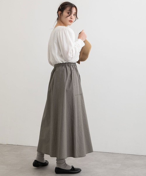 POU DOU DOU（プードゥドゥ）の「ロングフレアスカート（スカート・レディース・ブラック/ブラック系その他/スミクロ・3）」の9枚目の写真