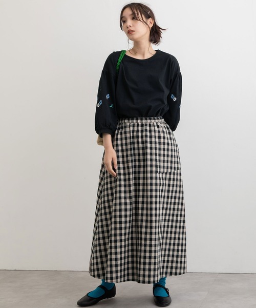 POU DOU DOU（プードゥドゥ）の「ロングフレアスカート（スカート・レディース・ブラック/ブラック系その他/スミクロ・3）」の15枚目の写真