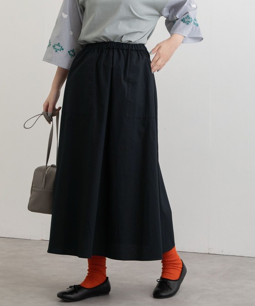 POU DOU DOU（プードゥドゥ）の「ロングフレアスカート（スカート・レディース・ブラック/ブラック系その他/スミクロ・3）」の18枚目の写真