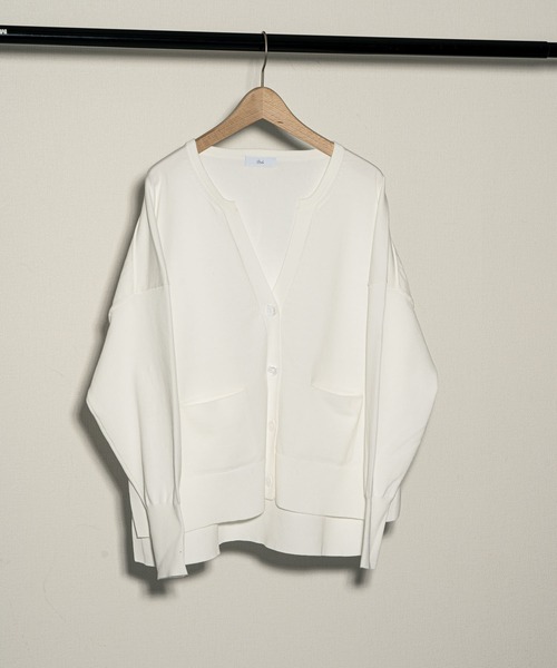 ottilie（オティーリエ）の「ottilie  キーネックカーデ（カーディガン/ボレロ・レディース・オフホワイト/イエロー/グリーン・FREE）」の15枚目の写真