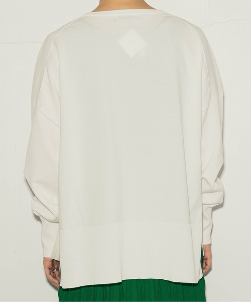 ottilie（オティーリエ）の「ottilie  キーネックカーデ（カーディガン/ボレロ・レディース・オフホワイト/イエロー/グリーン・FREE）」の10枚目の写真