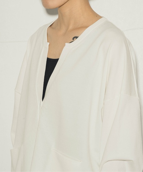 ottilie（オティーリエ）の「ottilie  キーネックカーデ（カーディガン/ボレロ・レディース・オフホワイト/イエロー/グリーン・FREE）」の16枚目の写真