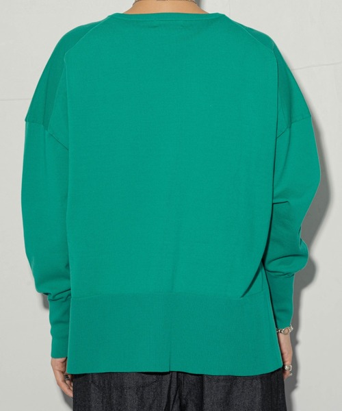 ottilie（オティーリエ）の「ottilie  キーネックカーデ（カーディガン/ボレロ・レディース・オフホワイト/イエロー/グリーン・FREE）」の7枚目の写真