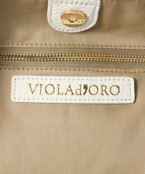 VIOLAd'ORO(ヴィオラドーロ)の「VIOLA d’ORO 2WAYラフィアバッグ(ショルダーバッグ・レディース・グレー系その他/ホワイト/ブラック・ONE)」の16枚目の写真