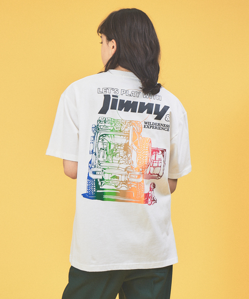 WILDERNESS EXPERIENCE(ウィルダネスエクスペリエンス)の「WEB限定 WILDERNESS EXPERIENCE×JIMNY ウィルダネス エクスペリエンス×ジムニー TEEシリーズ/ノベルティー付(Tシャツ/カットソー・メンズ・ホワイト系その他/ホワイト系その他2/ホワイト系その他3/グリーン系その他/グリーン系その他2/ブラック系その他/ブラック系その他2/グレイッシュベージュ・M/L/XL)」の2枚目の写真