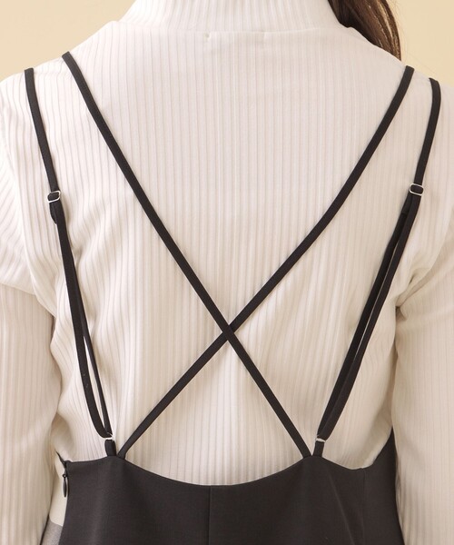 CB CRESTBRIDGE トリクシオンダブルツイルキャミドレス CB CRESTBRIDGE（シービークレストブリッジ）の「トリクシオン
