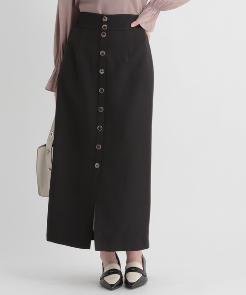 セール】ボタンIラインスカート189479（スカート）｜Andemiu