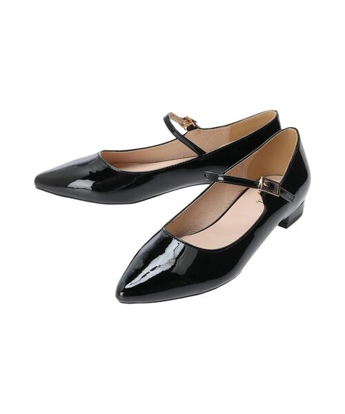 Te chichi(テチチ)の「メリージェーンフラットパンプス(パンプス・レディース・ブラック/シルバー・37/38)」の7枚目の写真