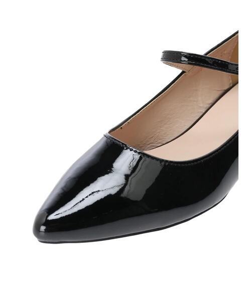 Te chichi(テチチ)の「メリージェーンフラットパンプス(パンプス・レディース・ブラック/シルバー・37/38)」の10枚目の写真