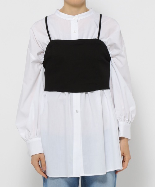 LEPSIM(レプシィム)の「デニムアソートビスチェ 182646(その他トップス・レディース・ブルー/ブラック・FREE)」の5枚目の写真