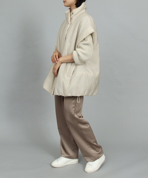 TITE IN THE STORE（ティテ　インザ　ストア）の「【VERSEAU/ヴェルソー】エアーパックボリュームジレ（ダウンベスト・レディース・ライトグレー・38）」の2枚目の写真