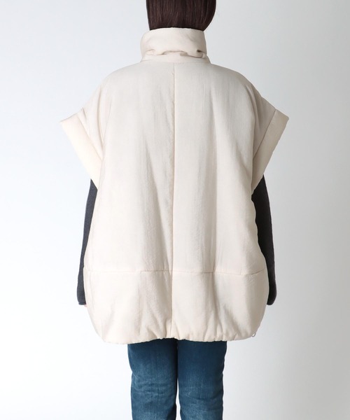 TITE IN THE STORE（ティテ　インザ　ストア）の「【VERSEAU/ヴェルソー】エアーパックボリュームジレ（ダウンベスト・レディース・ライトグレー・38）」の7枚目の写真