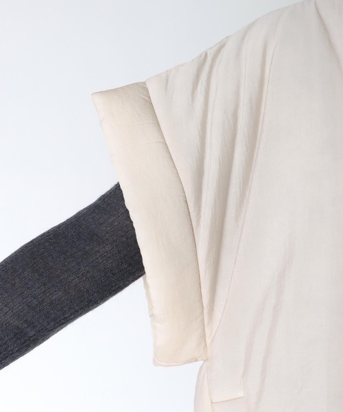 TITE IN THE STORE（ティテ　インザ　ストア）の「【VERSEAU/ヴェルソー】エアーパックボリュームジレ（ダウンベスト・レディース・ライトグレー・38）」の9枚目の写真