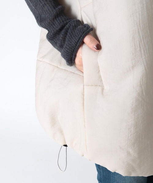 TITE IN THE STORE（ティテ　インザ　ストア）の「【VERSEAU/ヴェルソー】エアーパックボリュームジレ（ダウンベスト・レディース・ライトグレー・38）」の10枚目の写真