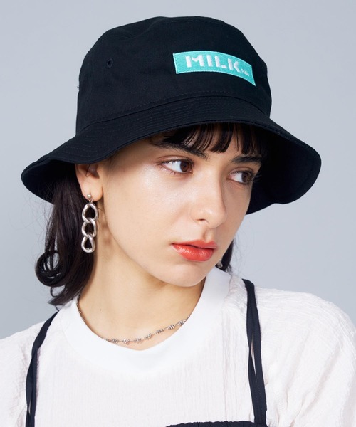 MILKFED.(ミルクフェド)の「MILKFED.xNEW ERA BAR HAT(ハット・レディース・ブラック/ベージュ/オフホワイト/ライトグリーン・ONE SIZE)」の11枚目の写真