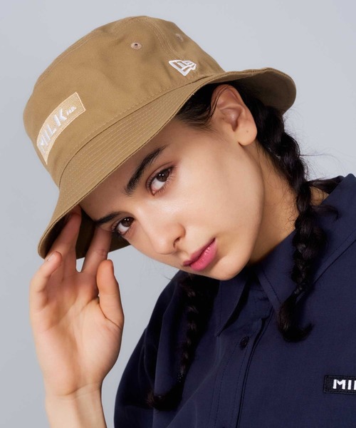 MILKFED.(ミルクフェド)の「MILKFED.xNEW ERA BAR HAT(ハット・レディース・ブラック/ベージュ/オフホワイト/ライトグリーン・ONE SIZE)」の18枚目の写真