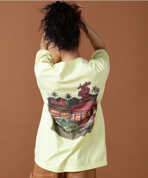 AVIREX（アヴィレックス）の「WEST COAST SHORT SLEEVE T-SHIRT DINER / ウェストコースト 半袖 Tシャツ ダイナー / AVIREX / アヴィレックス（Tシャツ/カットソー・メンズ・ブラック/ホワイト/その他18/その他10・2XL/M/L/XL）」の4枚目の写真