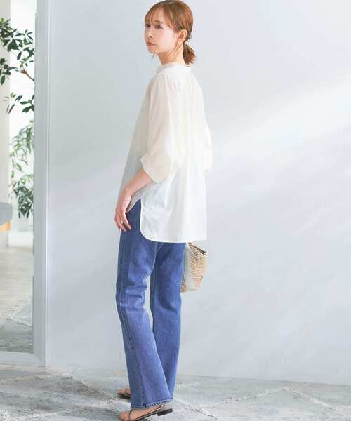 『URTECHSmartLinenTouch』袖ボリュームシャツ