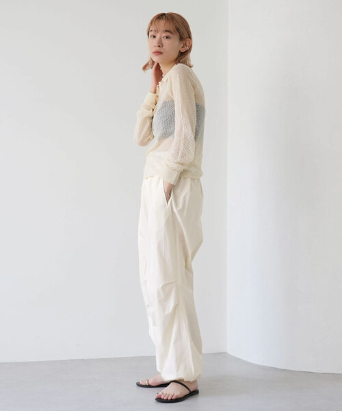 SLOBE citron.（スローブシトロン）の「SLOBE citron. スノーパンツ（その他パンツ・レディース・ホワイト/ベージュ・FREE）」の5枚目の写真