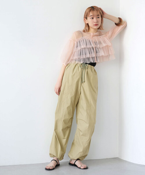 SLOBE citron.（スローブシトロン）の「SLOBE citron. スノーパンツ（その他パンツ・レディース・ホワイト/ベージュ・FREE）」の12枚目の写真