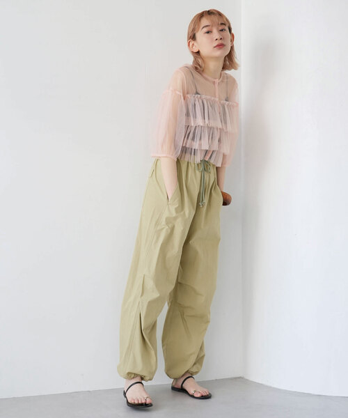 SLOBE citron.（スローブシトロン）の「SLOBE citron. スノーパンツ（その他パンツ・レディース・ホワイト/ベージュ・FREE）」の13枚目の写真