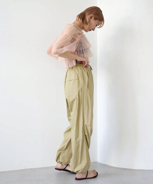 SLOBE citron.（スローブシトロン）の「SLOBE citron. スノーパンツ（その他パンツ・レディース・ホワイト/ベージュ・FREE）」の14枚目の写真