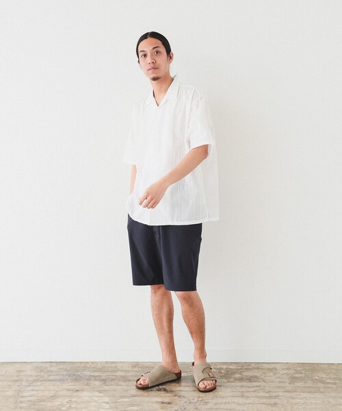 BEAMS(ビームス)の「BEAMS / SOLOTEX(R)シアサッカー ショーツ(その他パンツ・メンズ・ブラック/オリーブ/ネイビー・S/M/L/XL)」の8枚目の写真