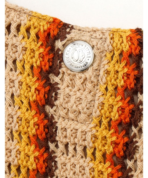 Little sunny bite(リトルサニーバイト)の「Knitting bag(ハンドバッグ・レディース・ベージュ/ブルー/ピンク・FREE)」の7枚目の写真