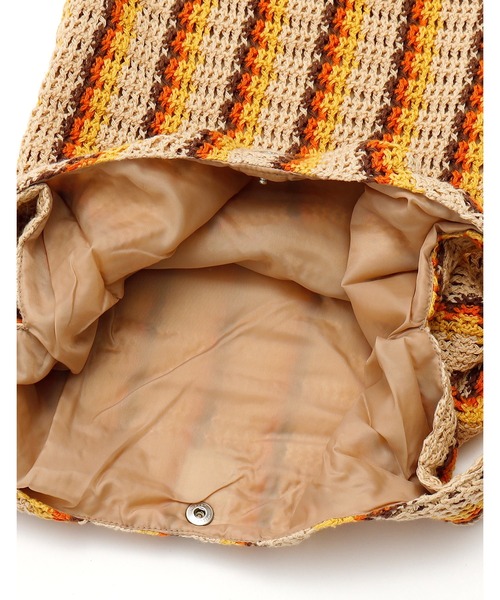 Little sunny bite(リトルサニーバイト)の「Knitting bag(ハンドバッグ・レディース・ベージュ/ブルー/ピンク・FREE)」の9枚目の写真