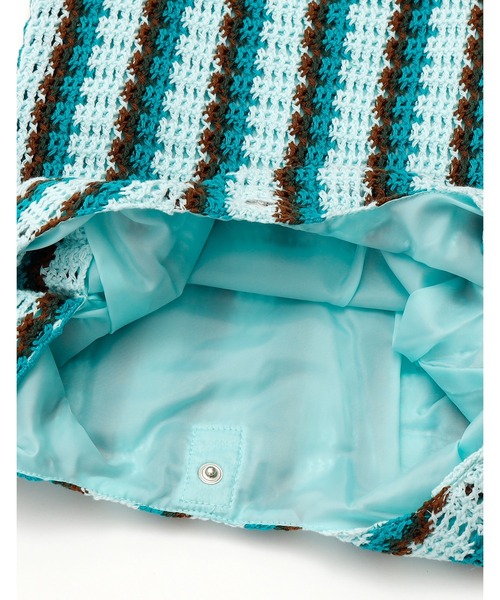 Little sunny bite(リトルサニーバイト)の「Knitting bag(ハンドバッグ・レディース・ベージュ/ブルー/ピンク・FREE)」の13枚目の写真